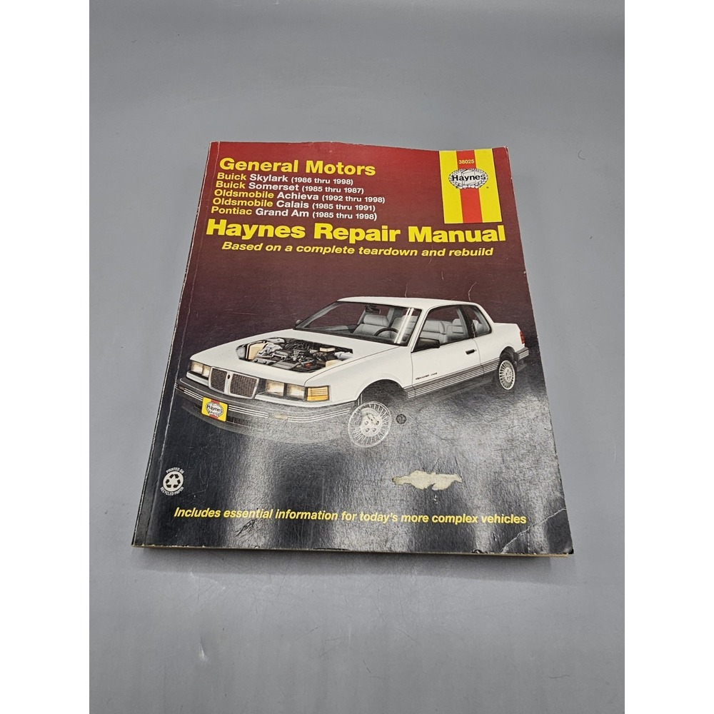 Vintage Haynes General Motors Repair‎ Manual, 1985-1998 Buick/Oldsmobile/Pontiac
